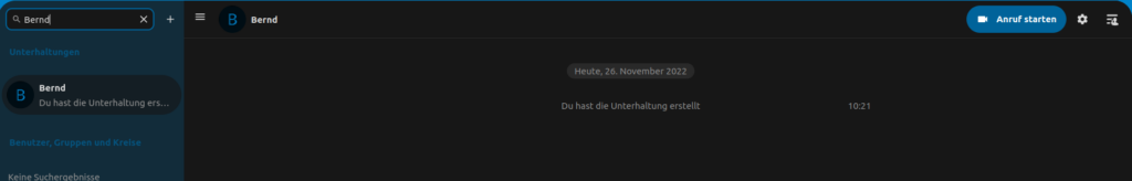 Neuen Chat starten