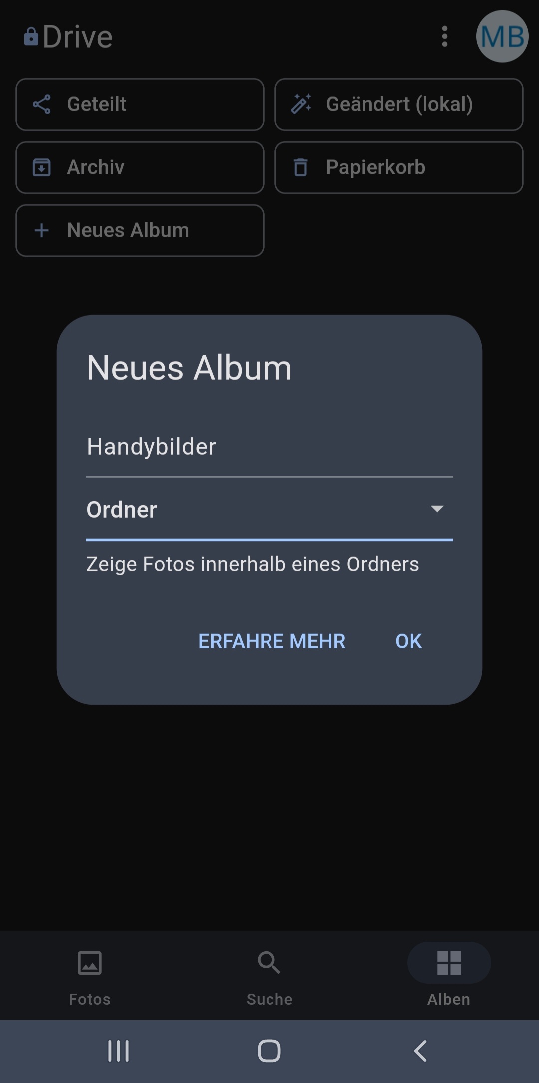Neues Album erstellen