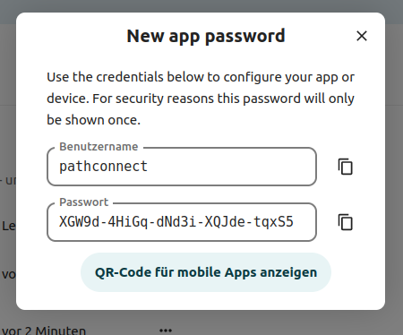 New App Password