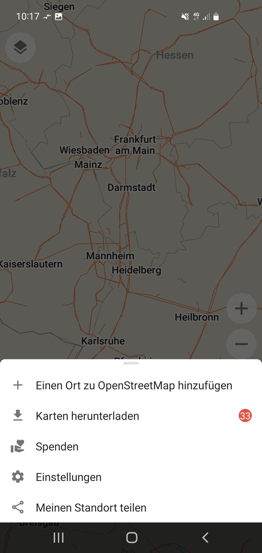 Organic Map Einstellungen Teil 1