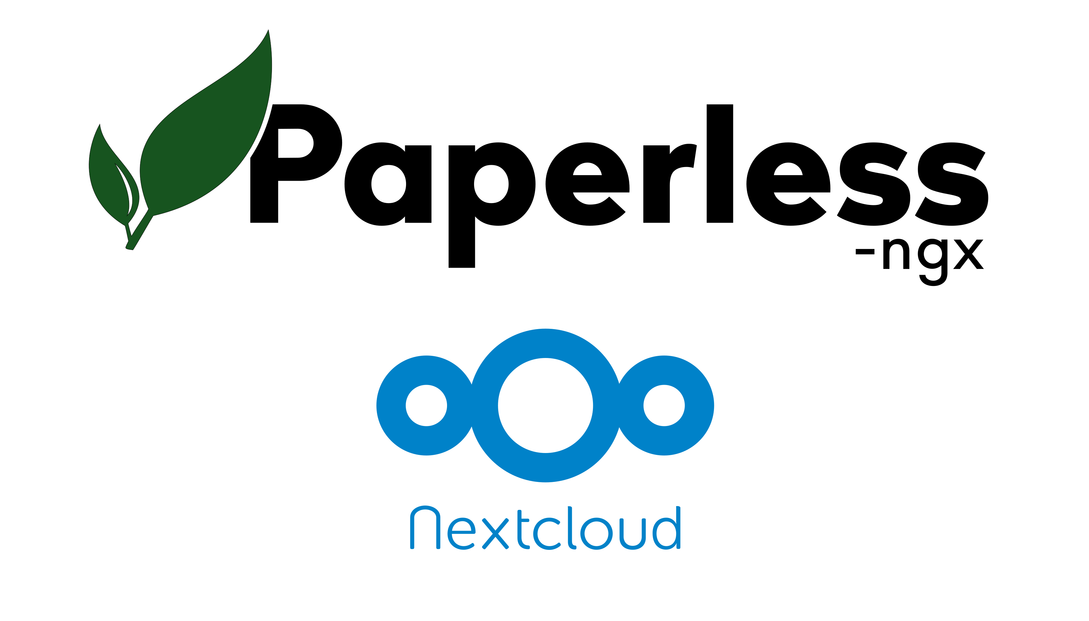 Paperless-ngx und Nextcloud Logo